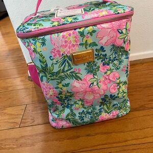 Lilly Pulitzer Floral Wine Carrier Cooler Bag